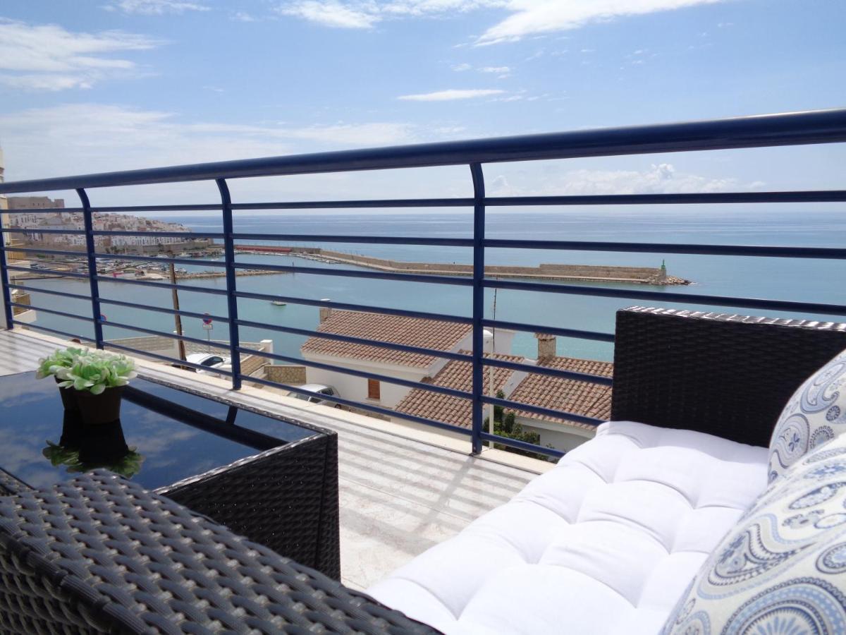 Ada Calypso Apartamento, Aire Acondicionado, Wifi, Piscina, Parking Peniscola Bagian luar foto