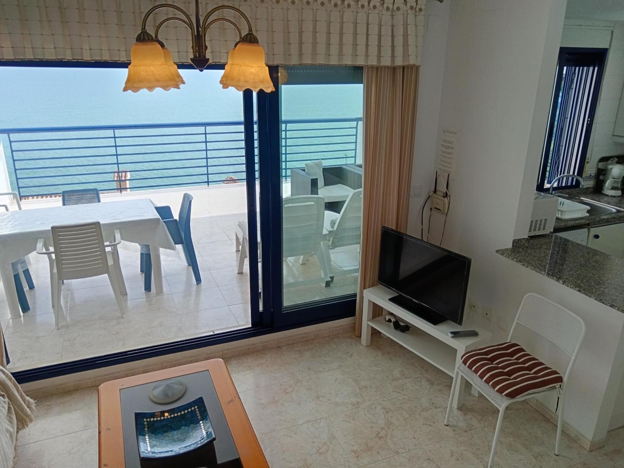 Ada Calypso Apartamento, Aire Acondicionado, Wifi, Piscina, Parking Peniscola Bagian luar foto